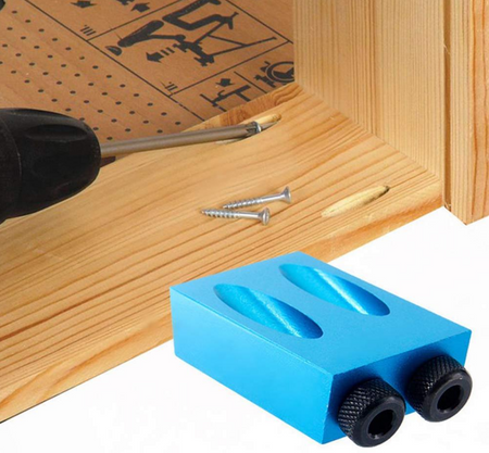 Szablon przyrząd do połączeń niewidocznych ukrytych zestaw wierteł 18el FALON-TECH