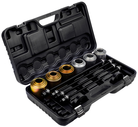 Zestaw ściągaczy ściągacz tulei wahacza łożysk sworzni adaptery 26el FORSAGE