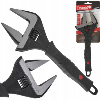 Klucz nastawny szwedzki szwed szeroki regulowany CrV 12" 0-60mm TVARDY GEKO