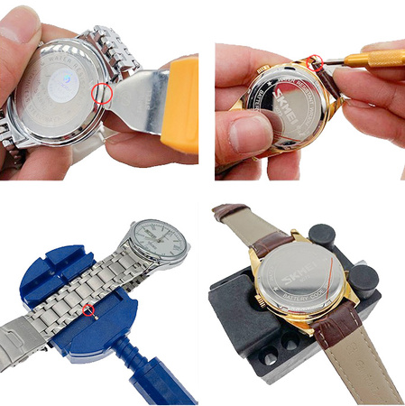 Zestaw narzędzi zegarmistrzowskich klucz imak 13 el +etui FALON-TECH