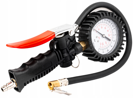 Pistolet do pompowania kół z manometrem 12 bar MAR-POL