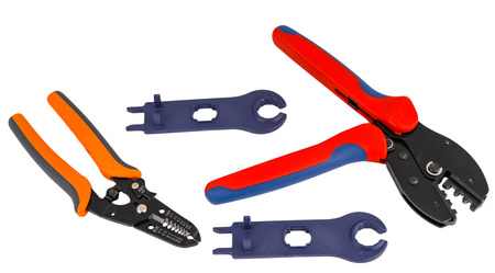 Zestaw do zarabiania wtyczek MC4 przewodów solarnych klucze zaciskarka VOLT POLSKA