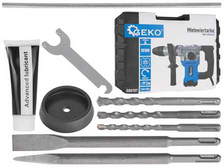 Młot udarowy młotowiertarka 1010W 4J SDS PLUS GEKO