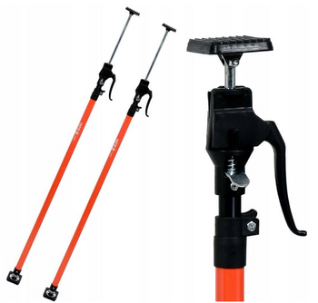 Podpora sufitowa teleskopowa 2szt rozpieraki do płyt GK 125-290 cm YATO