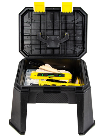 Zestaw narzędziowy 1200 elementów + stołek udźwig 150 kg WMC