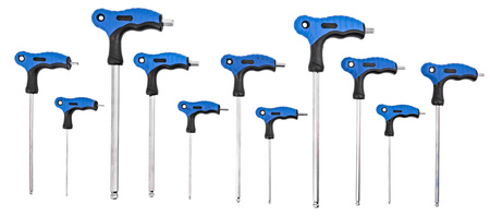 Śrubokręty kątowe imbusowe młoteczki typ T 11 EL SILVER