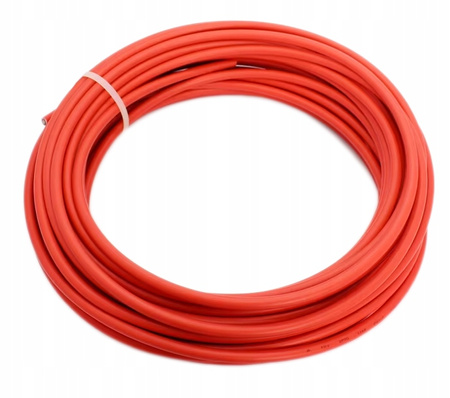 Kabel przewód solarny 6mm2 czerwony UV odporny H1Z2Z2-K do fotowoltaiki 4SUN