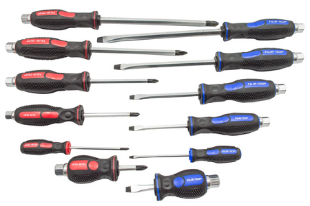 Zestaw wkrętaków do podbijania 12 szt. wkrętaki śrubokręt HEX