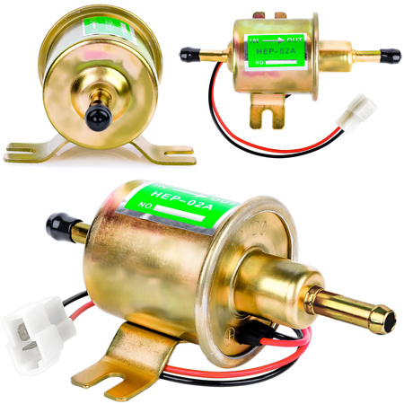 Pompka pompa elektryczna przepływowa do paliwa olej uniwersalna HEP-02A 12V FALON-TECH