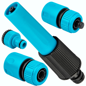Zestaw zraszający do węża ogrodowego o średnicy 1/2" 4w1 GEKO