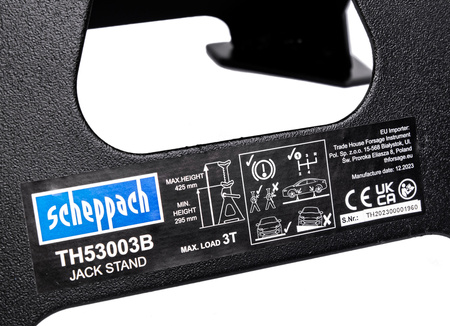Kobyłki podstawki 3T podnośnik stojaki podpórki gumy ochronne SCHEPPACH