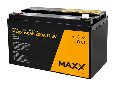 Akumulator LiFePo4 BMS do łodzi kampera paneli mata grzewcza 150Ah 200A 12V BMS 4SUN