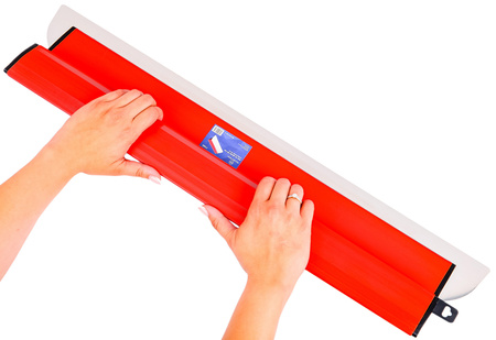 Nóż do gładzi pióro szpachla wymienne nierdzewne ostrze lizak 0.3mm 80cm FALON-TECH