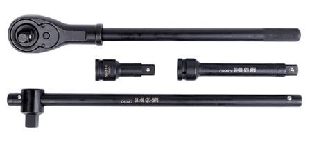 Klucze nasadowe nasadki udarowe grzechotka zestaw 3/4" 21el 17-50 mm walizka FORSAGE