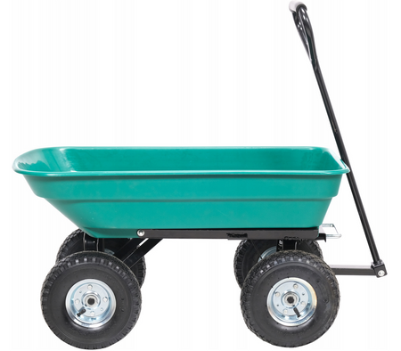 Taczka wózek ogrodowy transportowy wywrotka 55L YATO