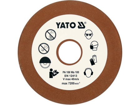 Ostrzałka łańcuchowa YT-84990 + kamień YATO