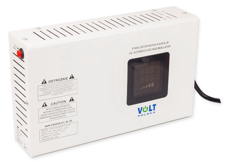 Stabilizator napięcia AVR 2000VA 2000 8% agregat slim VOLT POLSKA