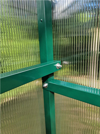 Szklarnia ogrodowa poliwęglan premium plus 300x400 12m2 kolor zielony PTF