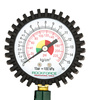 Pistolet do pompowania kół opon z manometrem manometr pompka samochodowa 16 bar ROCKFORCE