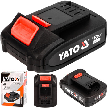 Akumulator 18V LI-ION 2,0Ah bateria do elektronarzędzi system ładowarka YATO