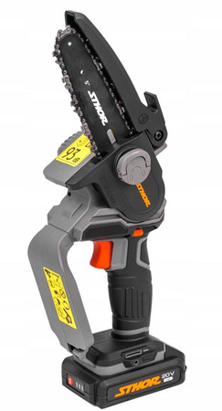 Mini pilarka piła łańcuchowa 6" 15cm akumulatorowa 20V 2Ah STOHR 78211 YATO