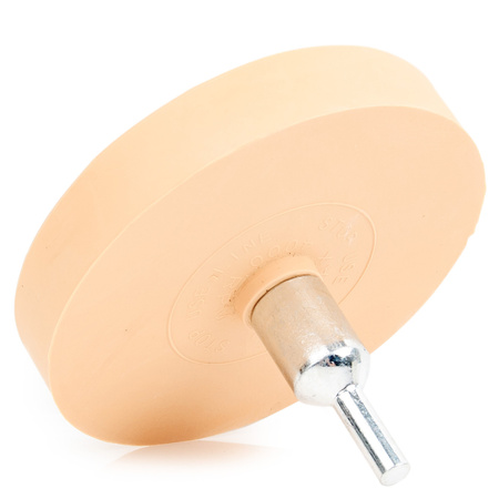 Krążek gumowy do usuwania kleju naklejek felg adapter na wiertarkę FALON-TECH