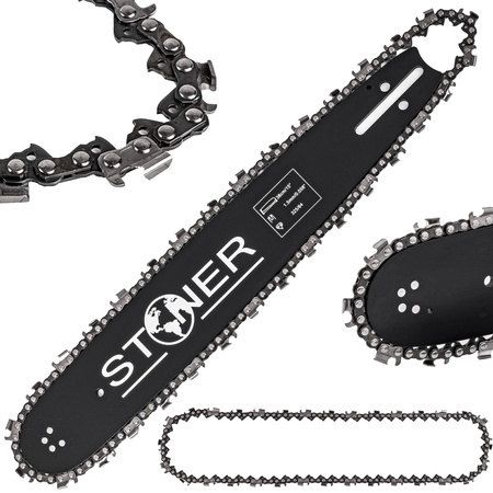 Prowadnica + 2 łańcuchy do piły husqvarna 38cm 325" SILVER