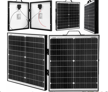 Panel solarny składany podwójny zewnętrzny bateria słoneczna 2x30W 12V 4SUN