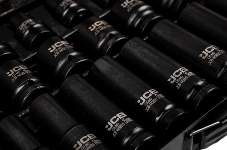 Zestaw nasadki udarowe głębokie do klucz pneumatyczny 1/2" 33el 8-32mm JCB