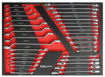 Profesjonalna Szafka Narzędziowa Wózek Warsztatowy 7 szuflad 306 el BJC