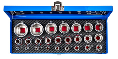 Zestaw nasadek udarowych sześciokątne 1/2" 1/4" Cr-V 4-32mm 25el FORSAGE