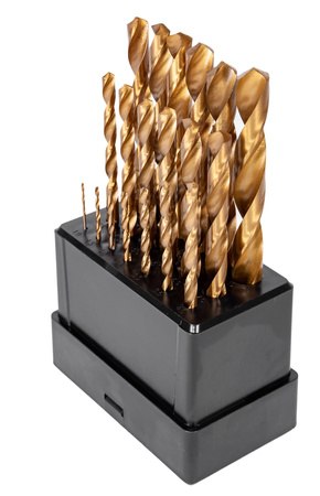 Zestaw wierteł do metalu wiertło do stali 19 szt 1-10 mm FALON-TECH