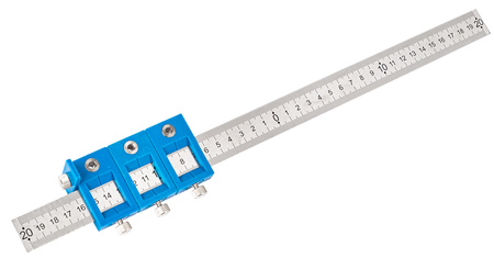 Szablon stolarski centrujący przyrząd znacznik wzór do otworów 25cm FALON-TECH