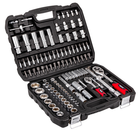 Zestaw narzędziowy kluczy nasadowych bity torx 108 szt BEST