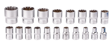 Klucze nasadowe TORX SPLINE 1/2 19el GEKO