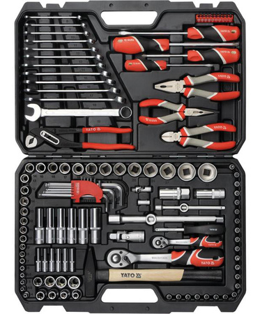 Zestaw narzędziowy XXL 122el klucze YT-38901 YATO