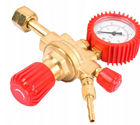Reduktor butlowy gazowy propan butan lpg manometr zawór do butli 25 bar FALON-TECH