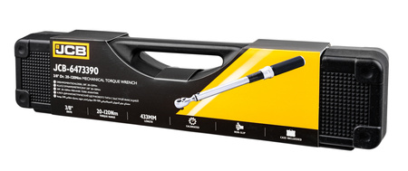Klucz dynamometryczny z blokadą etui certyfikat kalibracji 20-120Nm 3/8" JCB