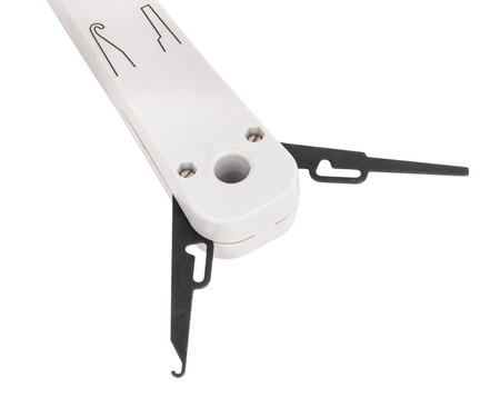 Zestaw narzędzia sieciowe RJ45 tester kabli ściągacz wtyk zaciskarka 19el GEKO