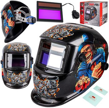 Maska spawalnicza przyłbica samościemniająca Czaszka MAR-POL