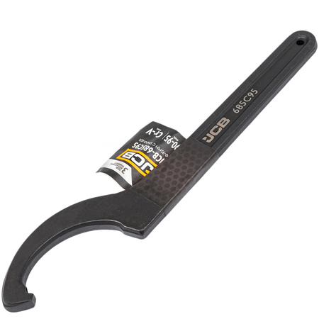 Klucz hakowy z noskiem pazurem nastawny do nakrętek 90-95 mm JCB