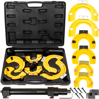 Ściągacz sprężyn mechaniczny mocny 1,5T MCPHERSON z wymiennymi uchwytami FORSAGE