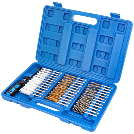 Szczotki do czyszczenia gniazd wtryskiwaczy zestaw 38el FALON-TECH