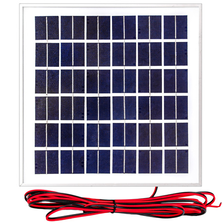 Zestaw solarny fotowoltaiczny 10W 12V (Panel solarny 10W, Regulator napięcia 10A) VOLT POLSKA