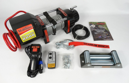 Wyciągarka elektryczna 8000 LBS FGS COLORADO Titanium Winch