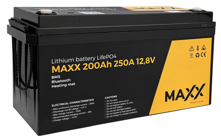 Akumulator LiFePo4 BMS do łodzi kampera paneli mata grzewcza 200Ah 250A 12V BMS 4SUN