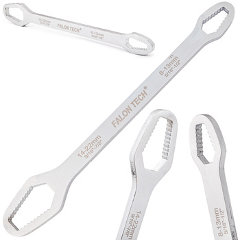 Płaski klucz oczkowy uniwersalny 35w1 8-22 mm FALON-TECH