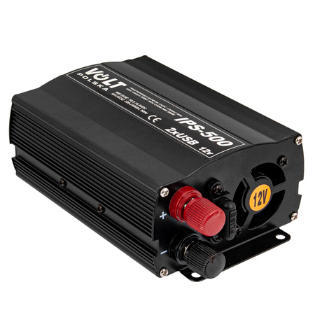 Przetwornica napięcia prądu IPS 350 / 500 W 2xUSB 12 V VOLT POLSKA
