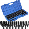 Zestaw nasadek 1/2" nasadki udarowe 8-32 mm walizka 35 elementów SILVER