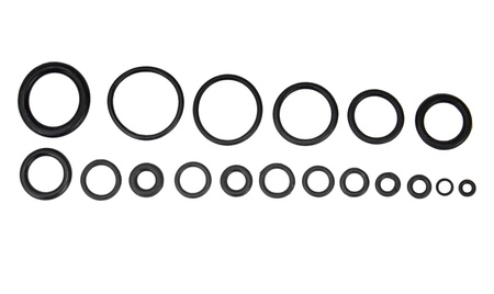 Oringi gumki uszczelki gumowe olejoodporne 225 sztuk SILVER